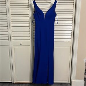 Cara Couture Royal Blue Dress